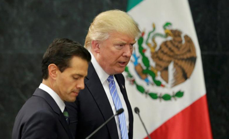 trump y peña nieto Trump: México va a pagar por el muro en la frontera con EEUU